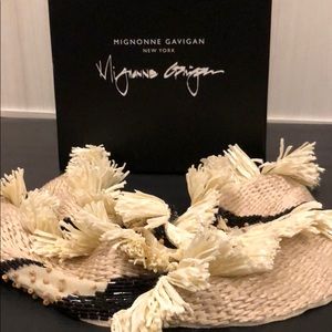 Mignonne Gavigan beaded, fringe scarf